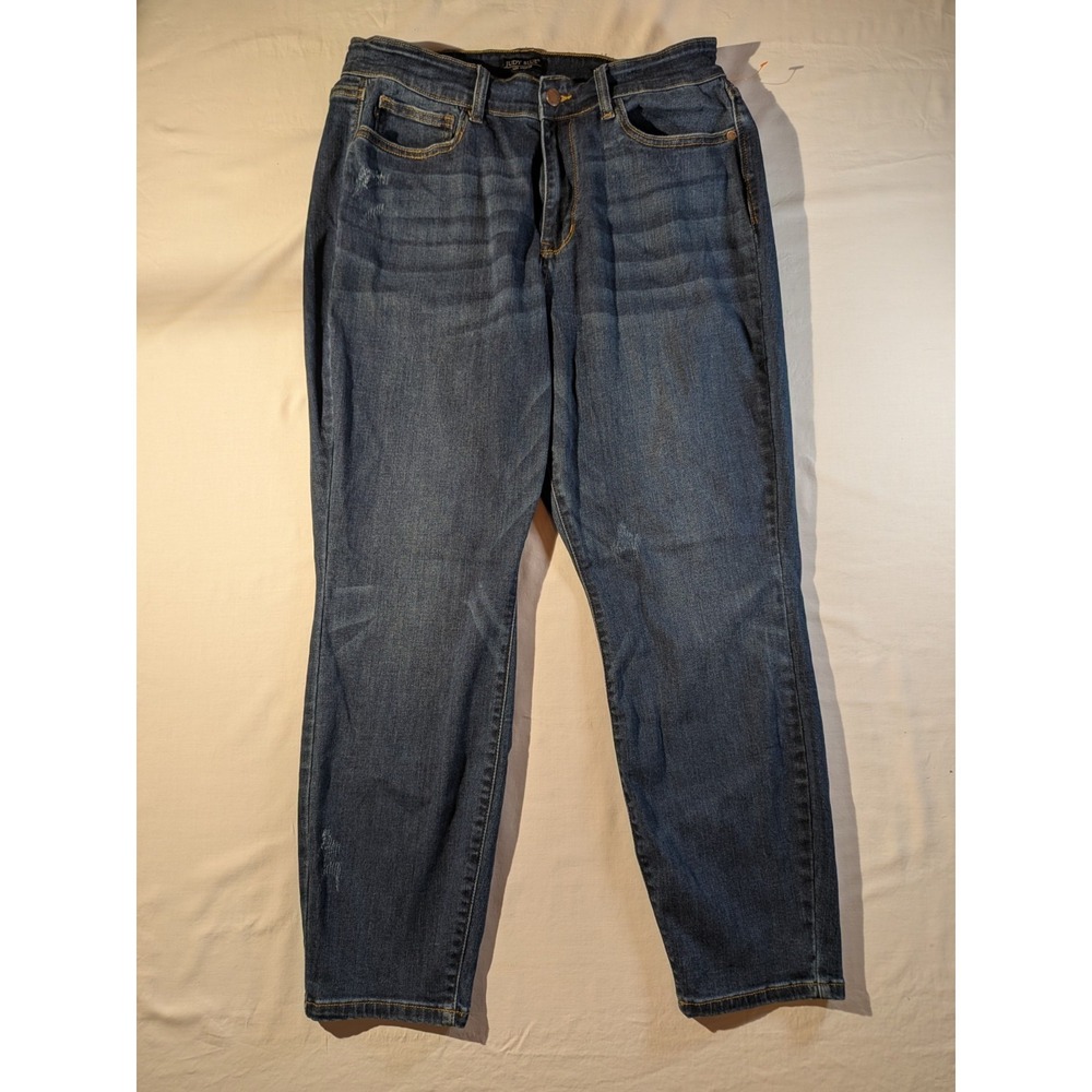 Judy Blue Relaxed Fit Jeans Size 16W Dark Blue Mid Rise New No Tags